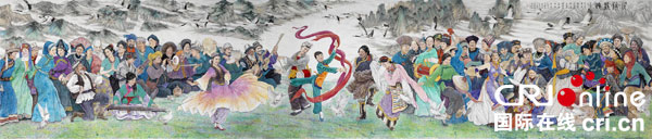 图片默认标题_fororder_贺丹晨画作《民族欢歌》(-摄影-叶林）
