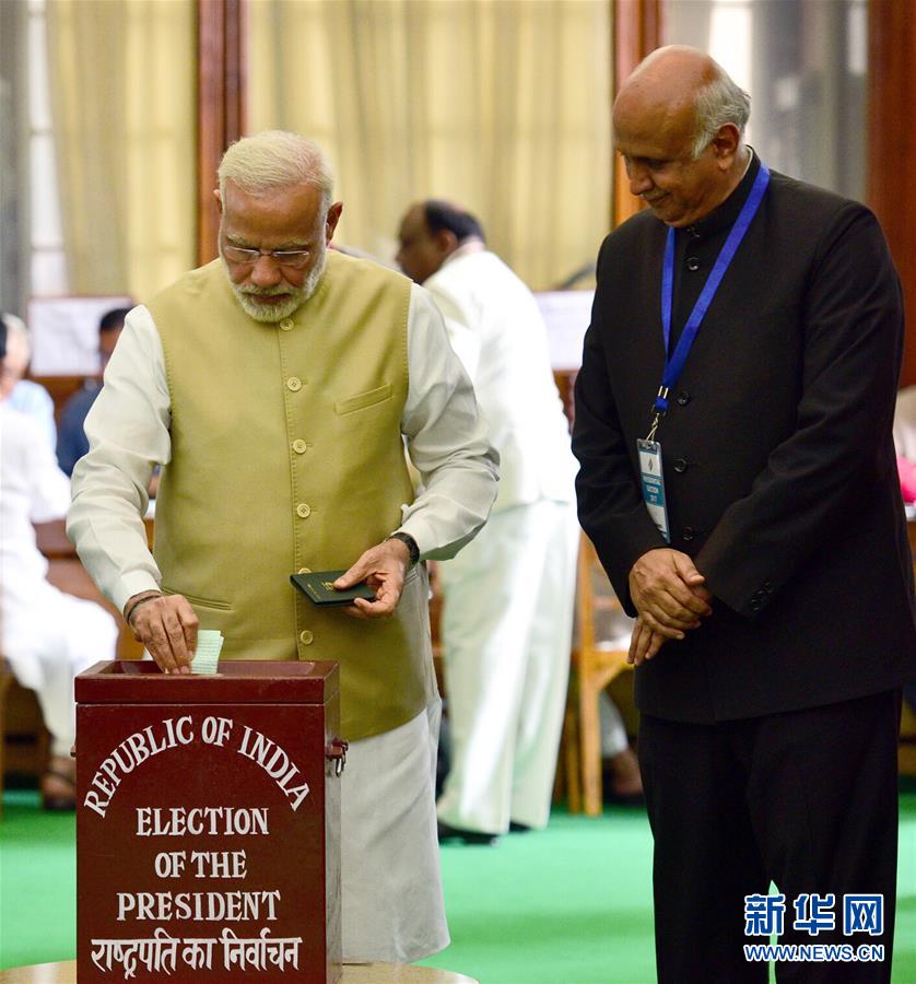 印度总统选举开始投票(组图)国际在线