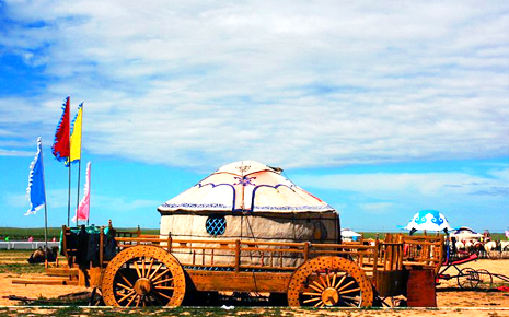 图片默认标题_fororder_格根特拉草原上的蒙古包