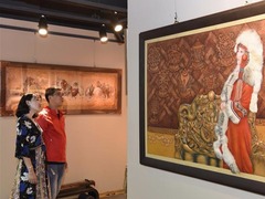 蒙古族皮雕画艺术馆开馆