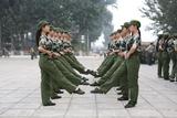 北京舞蹈学院新生军训照。