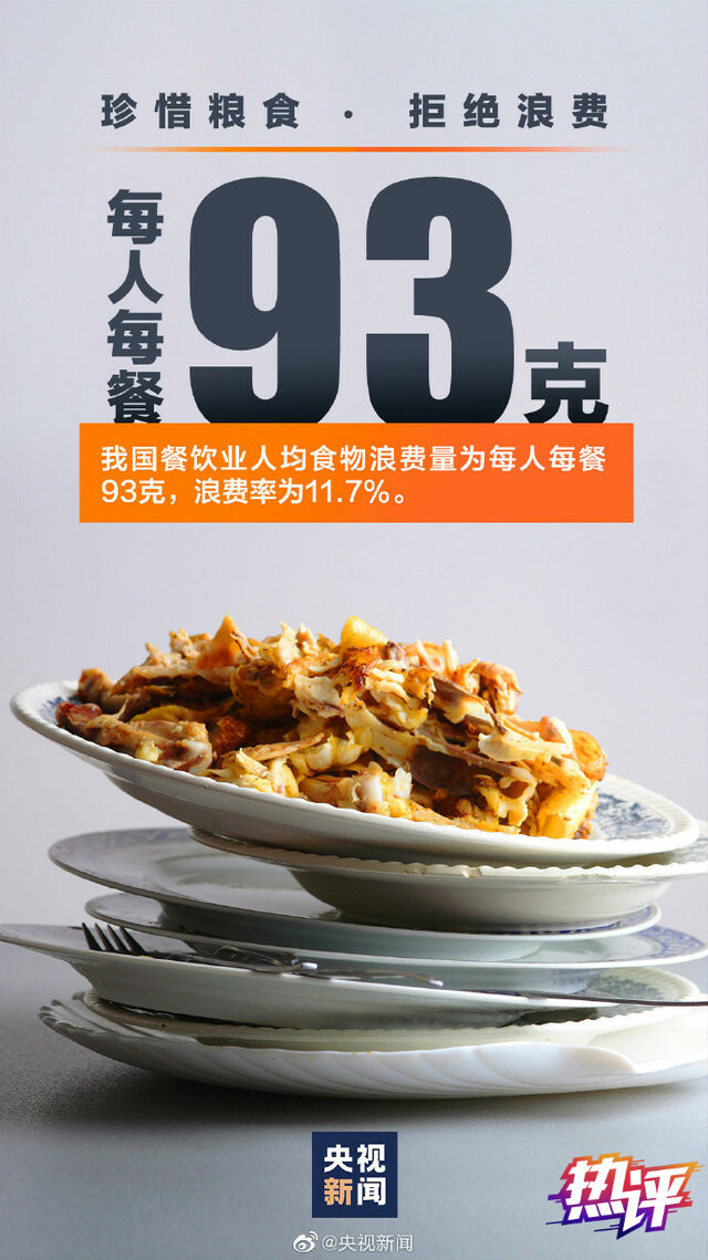 热评丨餐饮浪费触目惊心,何不换种"攀比"方式?
