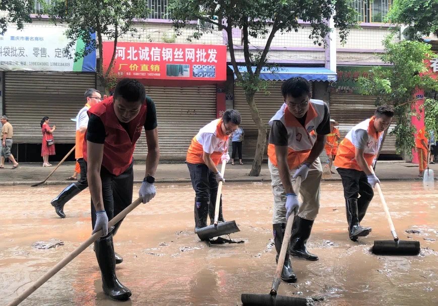 【B】助力重庆抗洪抢险 中建桥梁公司在行动