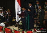 当地时间2014年10月20日，印尼雅加达，印尼新总统佐科宣誓就职仪式举行。图片来源：CFP