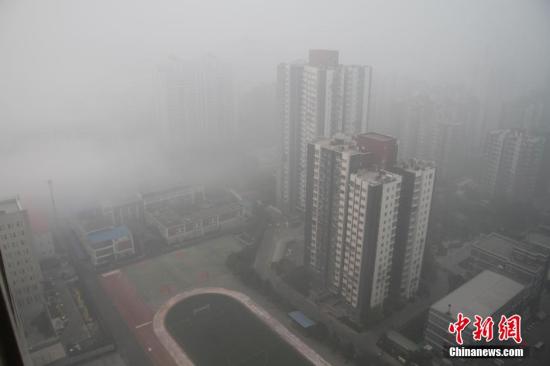 京津冀再遭遇大範圍霧霾 今明兩天最重或後日消散