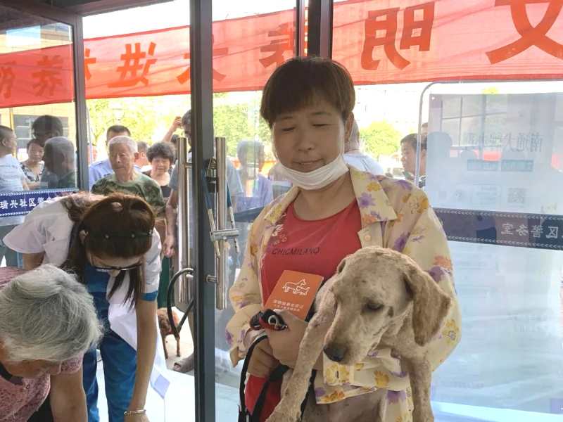 (B 健康圖文 三吳大地南通 移動版)南通開發區公安分局竹行派出所聯合社區開展文明養犬宣傳活動