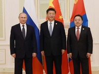 習近平主持中俄蒙三國元首第三次會晤