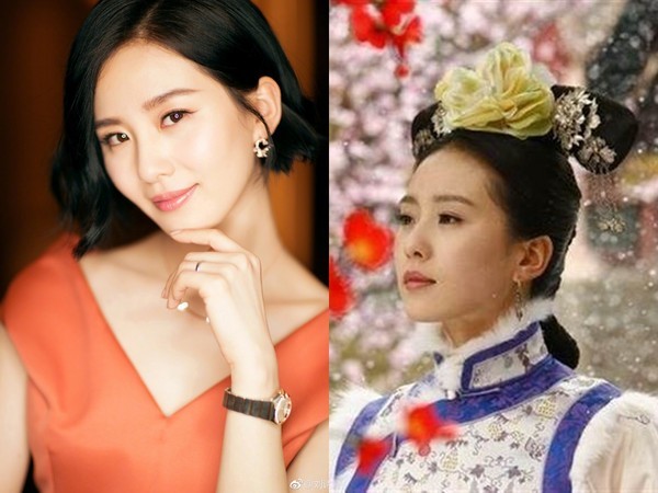 刘诗诗美照成故宫展品 亲身示范清朝旗袍装