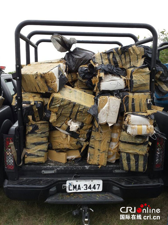 巴西精英部隊繳獲一噸毒品 埋于機場跑道末端(圖)