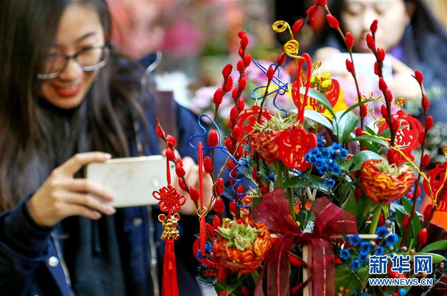 北京：年宵花展迎春節