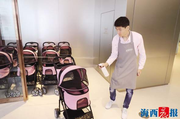 【厦门】【移动版】【Chinanews带图】厦门现共享婴儿车“身影” 市民担忧：是否卫生？安全？