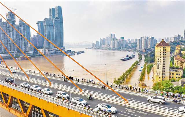 三峡建库以来最大洪水通过重庆主城