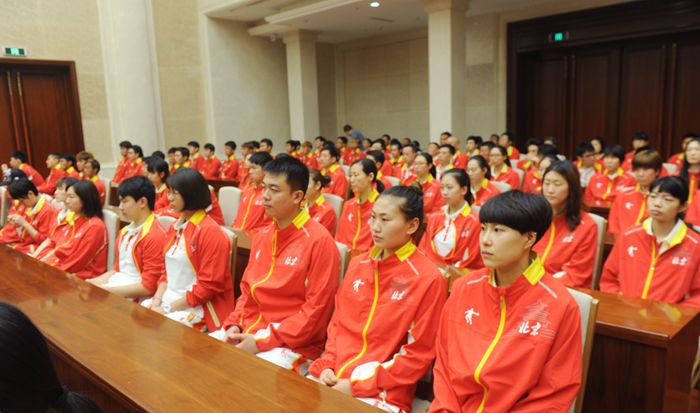 第十三届全运会北京市体育代表团成立 丁宁任旗手 第十三届全运会北京市体育代表团成立 丁宁任旗手