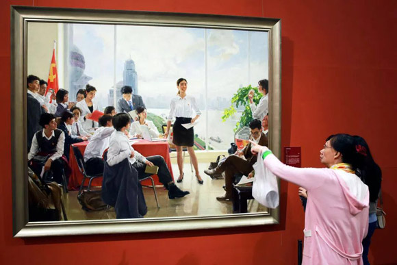 一场跨越40年的美术展 120幅名家作品亮相中华艺术宫