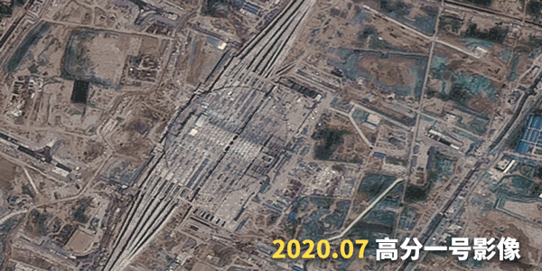 卫星带你“瞰”雄安站变化！