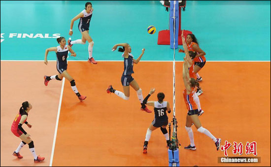 ทีมชาติวอลเลย์บอลหญิงจีนผ่านเข้ารอบรองชนะเลิศเวิลด์กรังด์ปรีซ์ 2017