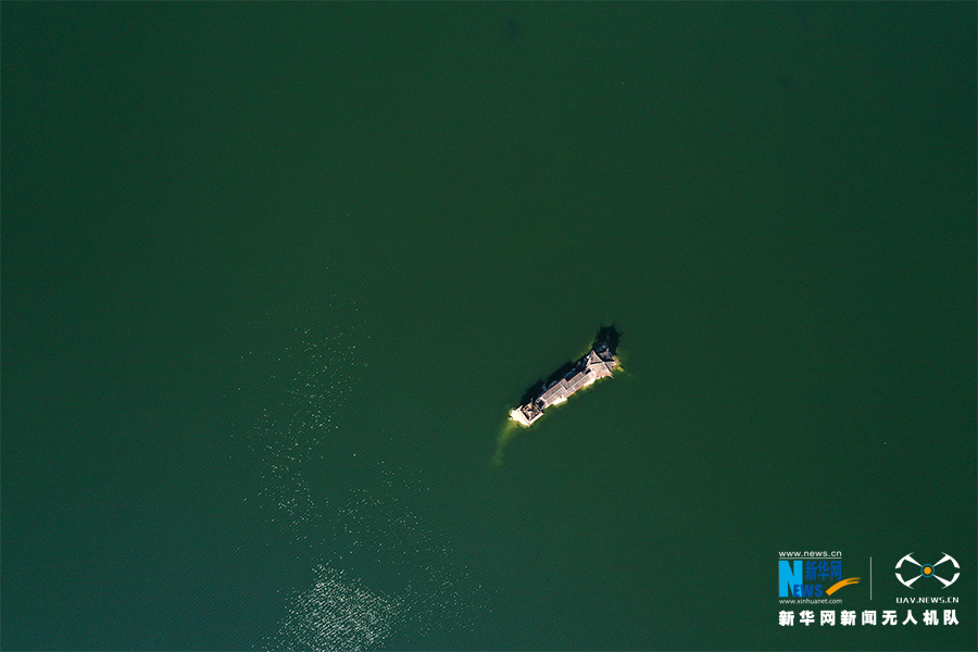 航拍重庆小南海 湖光山色醉初秋