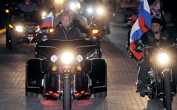 美国制裁普京最爱的摩托车俱乐部 称其参与反乌克兰行动