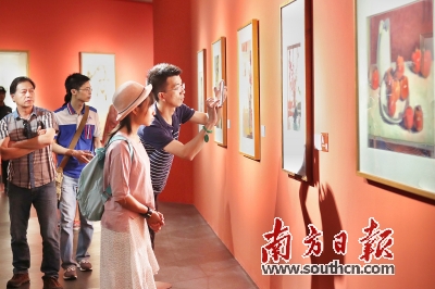 近9000观众争睹广东百年美术大展