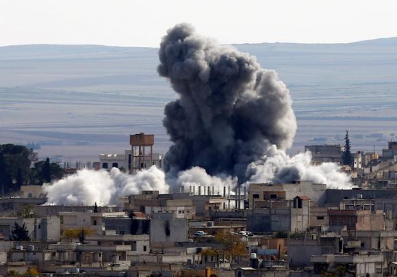 美軍一天空襲“伊斯蘭國”13次 目標包括科巴尼
