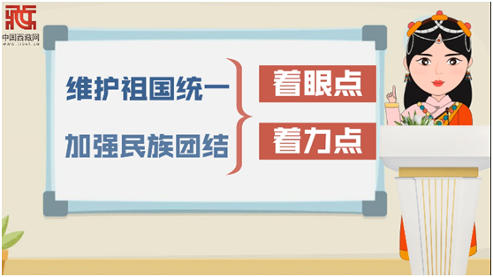 61必须把维护祖国统一,加强民族团结作为西藏工作的着眼点和着力点.