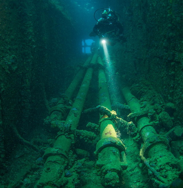 探秘西太平洋“幽靈墓地” 數十艘日本戰艦長眠海底