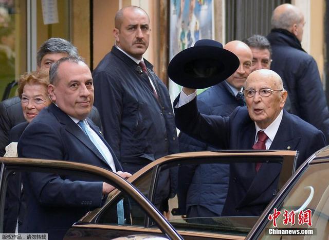 意大利89岁高龄总统纳波利塔诺辞职