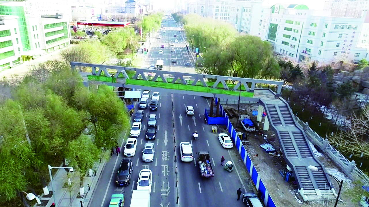 2018年長春市新建三座人行過街天橋 破解交通難題