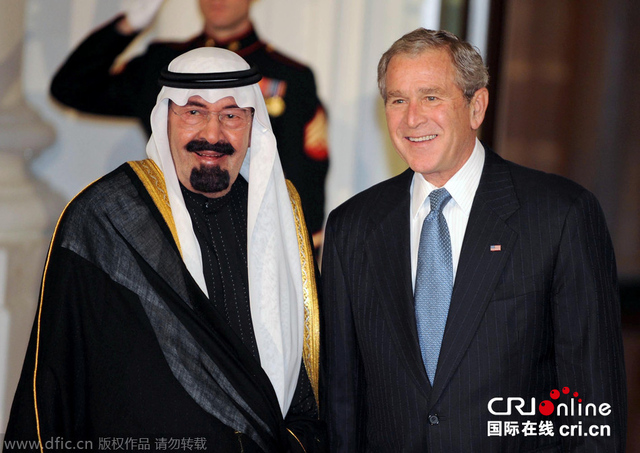 沙特國王阿卜杜拉與各國政要的外交瞬間