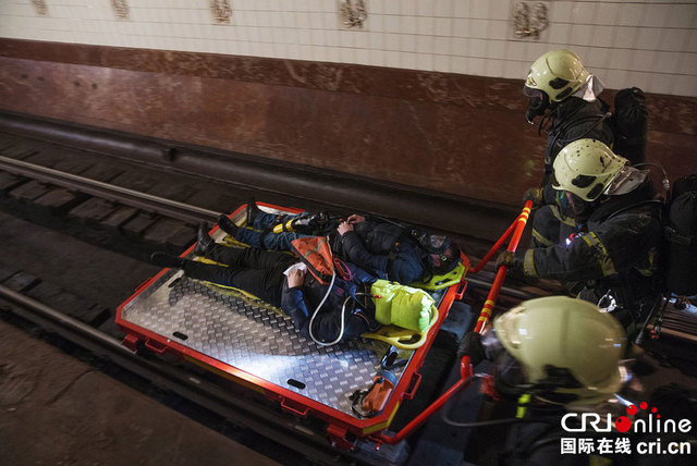 莫斯科地鐵舉行反恐演習