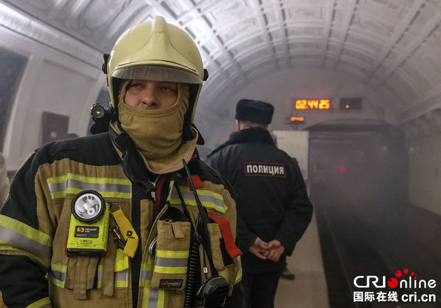 莫斯科地鐵舉行反恐演習