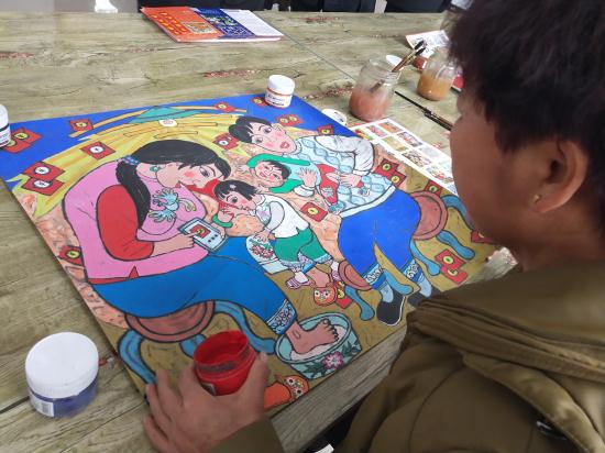 （加急）【新春走基層】河北省辛集市王下村：人人都會畫