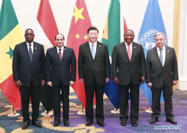 שי הציג את הצעת 3 הנקודות בנוגע לפיתוח היחסים בין סין ואפריקה