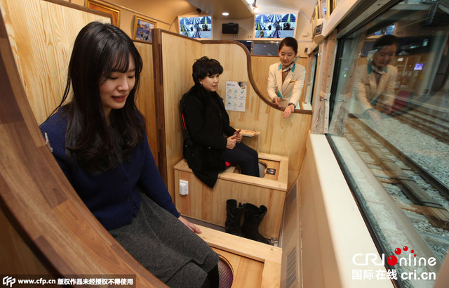 韩国“韩式暖炕座位”旅游列车正式开行