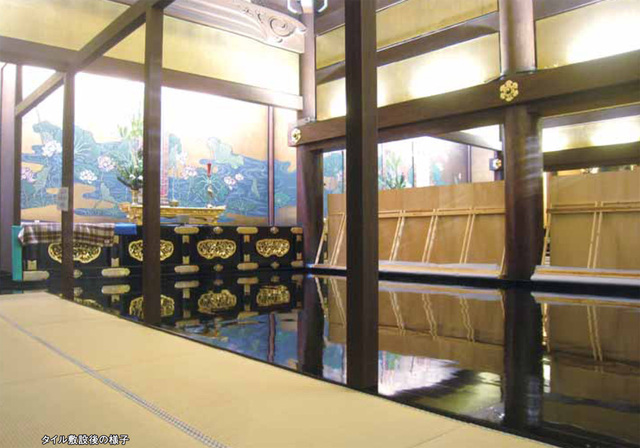 日本一寺院斥资10亿翻修 正殿贴30万枚金箔