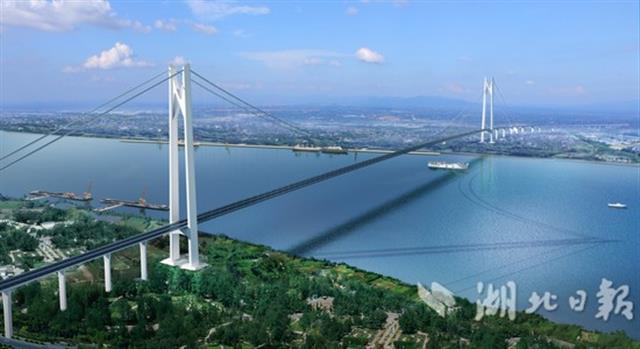 1760米！我國最大跨度懸索橋開工 又是“湖北設計”