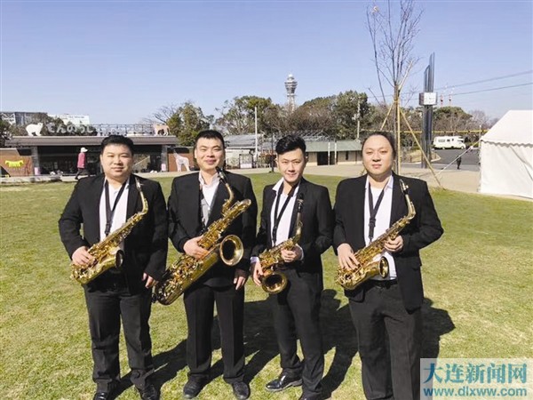 大連神谷天空管樂團薩克斯四重奏首次亮相日本大阪贏得讚譽
