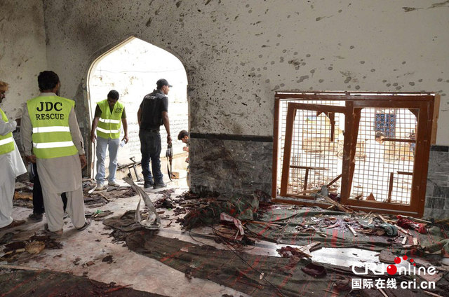 巴基斯坦一清真寺遭爆炸袭击 54人死亡