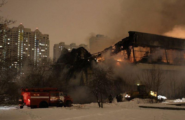 莫斯科百年曆史圖書館失火 大量珍貴古籍焚燬