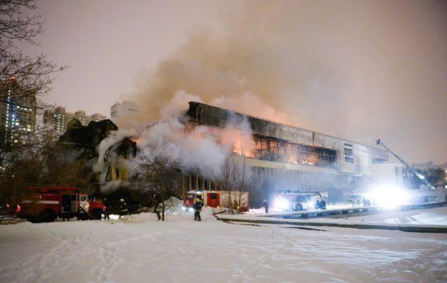 莫斯科百年曆史圖書館失火 大量珍貴古籍焚燬