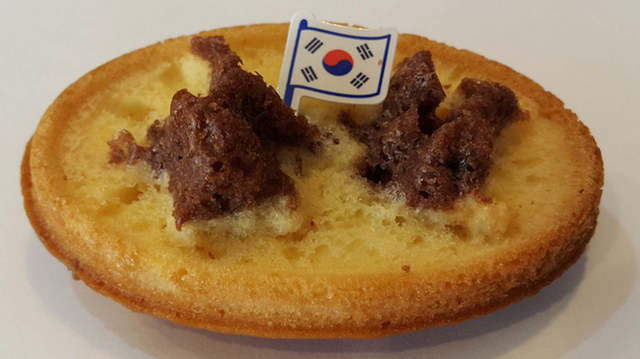 为表爱国心 韩国面包师自创“独岛面包”(组图)