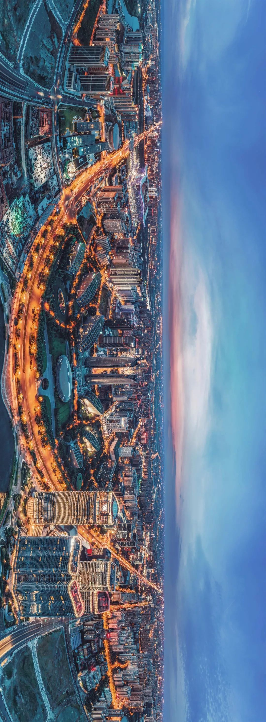 成都市全景鸟瞰图图片