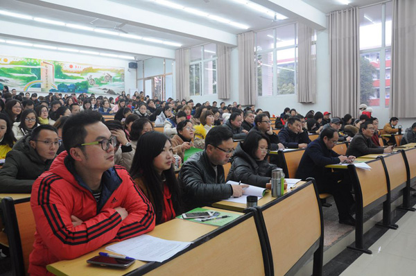 国际在线四川消息:3月9日,宜宾叙州区育才中学召集全校教职工进行了