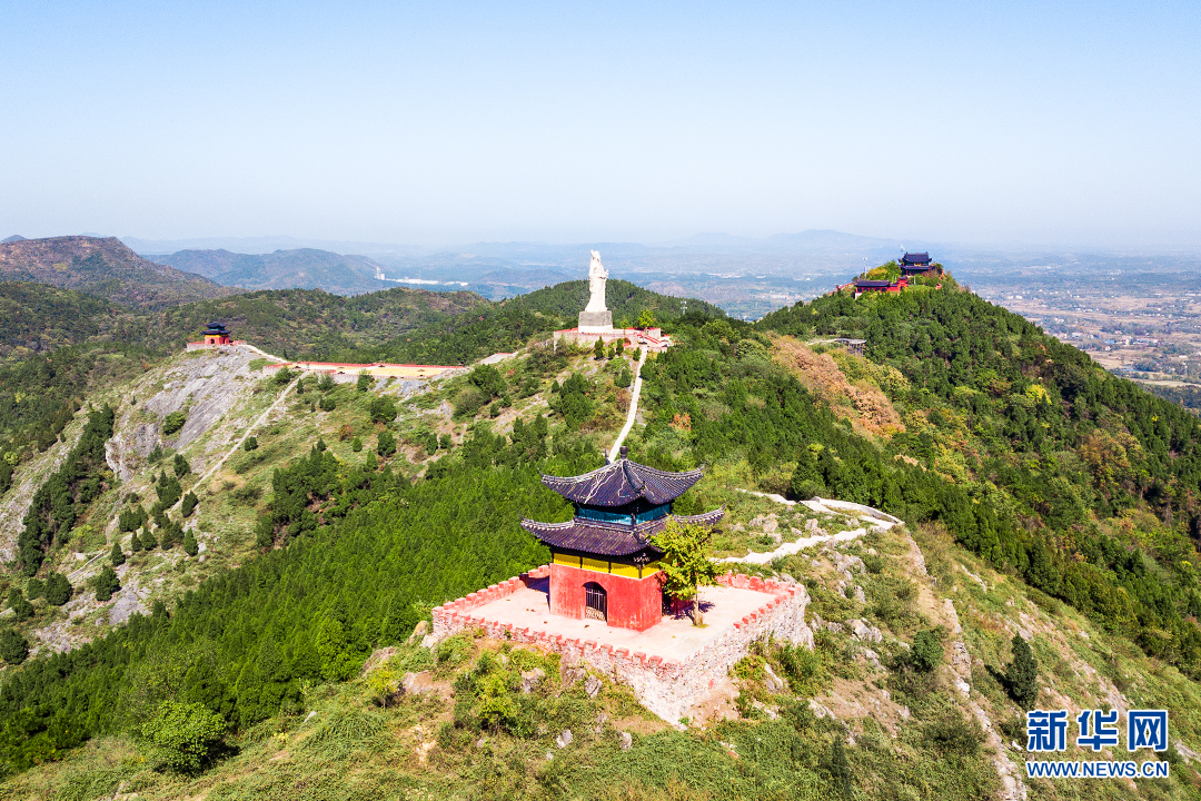 航拍安陆白兆山 寻太白遗风