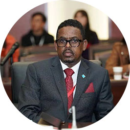 索馬利亞駐華大使館參贊阿裏·穆罕默德·侯賽因