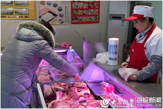 探访泰安储备肉销售点 价格低受欢迎