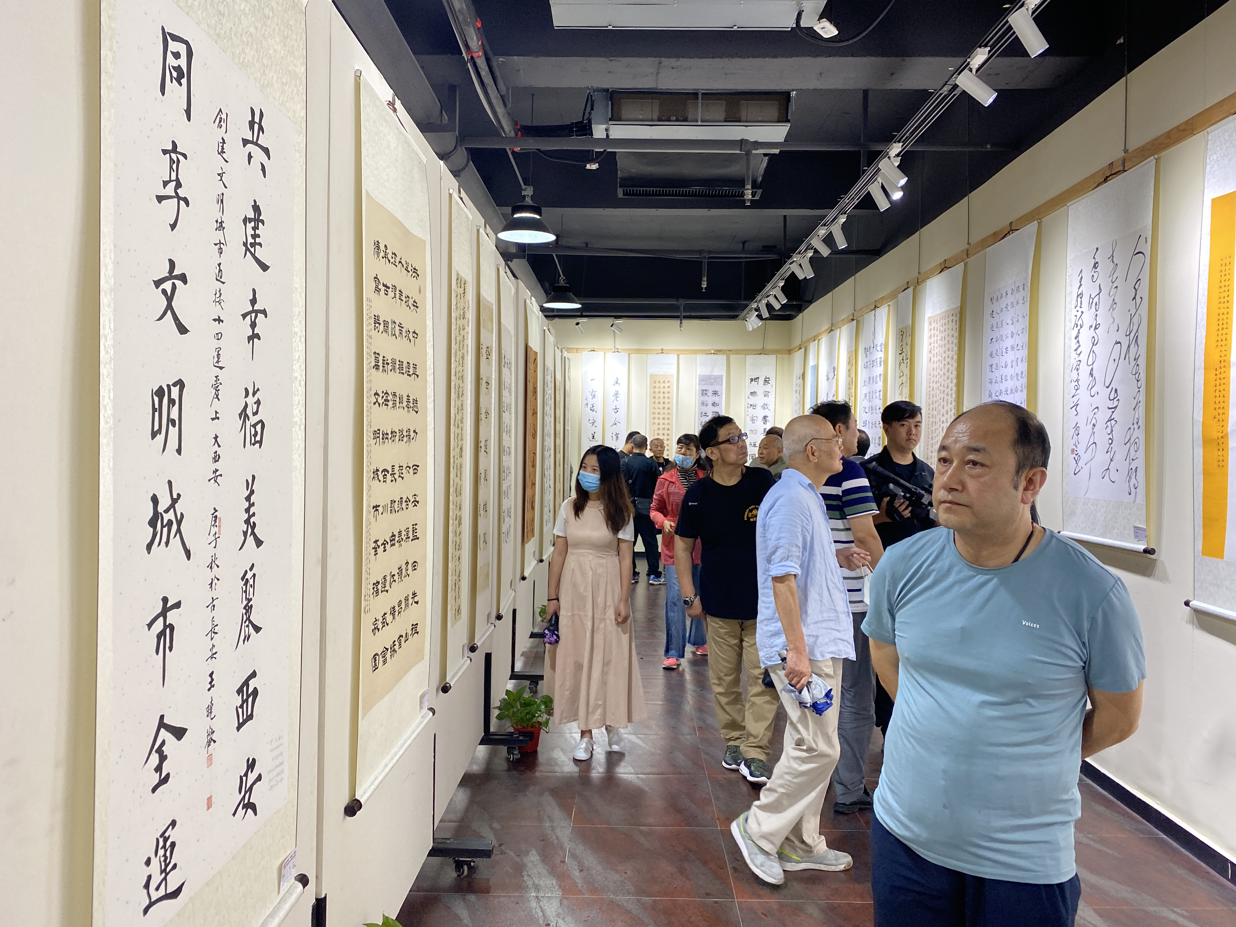 西安市迎“十四運”創文主題書法展暨西安市書法家協會民樂園創作基地掛牌儀式舉行_fororder_圖片13