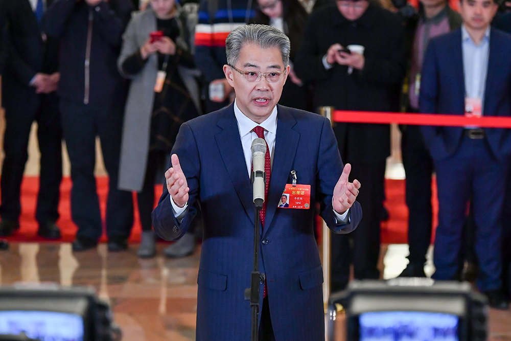 全国政协十三届二次会议第三场“委员通道” 9位全国政协委员接受采访