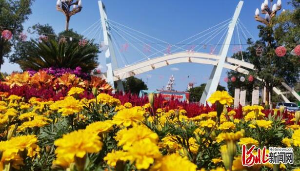 河北邢台七里河体育公园：颜值“升级” 喜迎“双节”