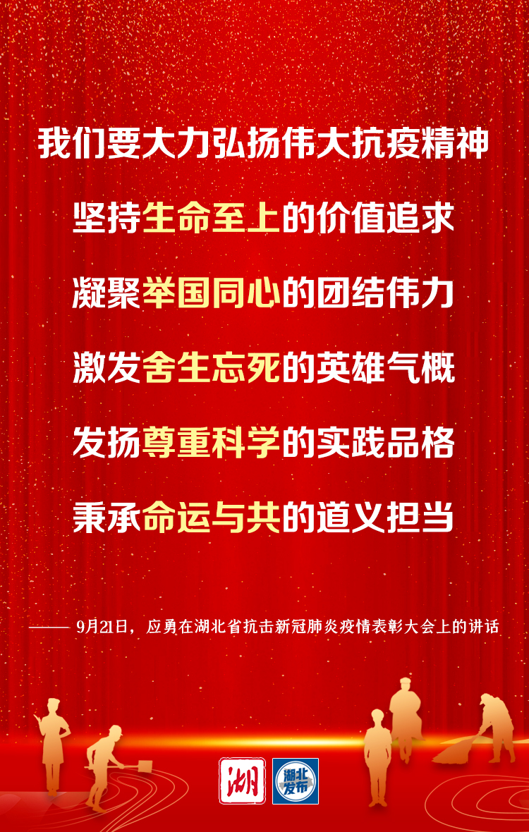 湖北省委書記應勇：弘揚偉大抗疫精神 譜寫新時代湖北高品質發展新篇章